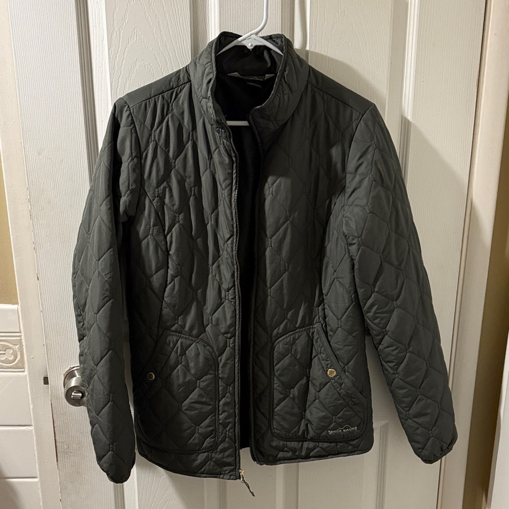 Eddie Bauer Quilted Jacket - Hunter Green